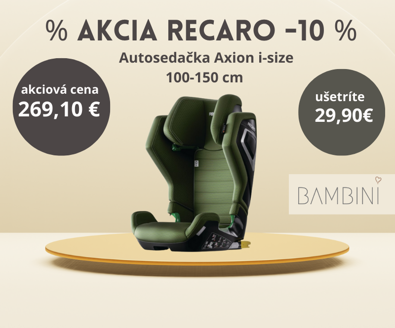 a akcia autosedačka recaro axion 